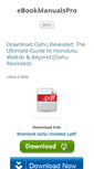 Mobile Screenshot of ebookmanualspro.info