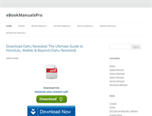 Tablet Screenshot of ebookmanualspro.info